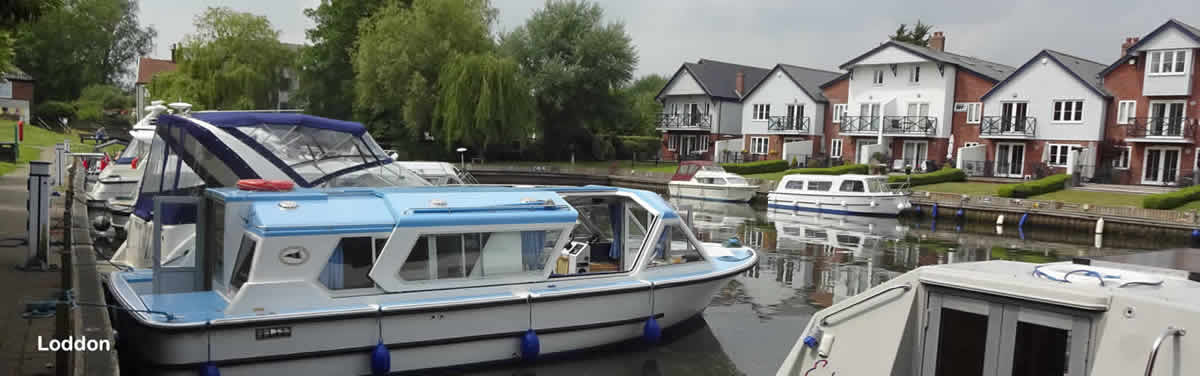 The moorings at Loddon